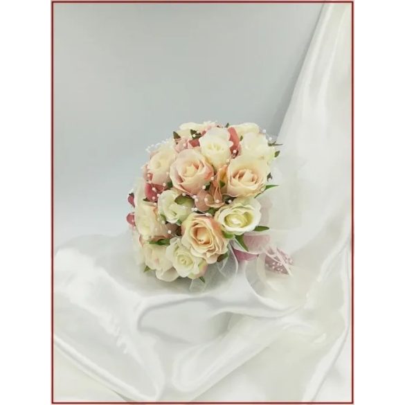 Mályvás-pasztell 24 szálas Örök-csokor 