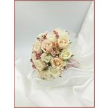 Mályvás-pasztell 24 szálas Örök-csokor 