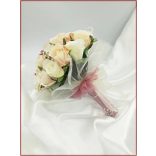 Mályvás-pasztell 24 szálas Örök-csokor 