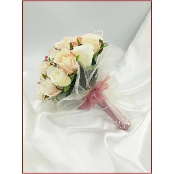 Mályvás-pasztell 24 szálas Örök-csokor 