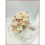 Mályvás-pasztell 24 szálas Örök-csokor 