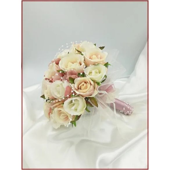 Mályvás-pasztell 24 szálas Örök-csokor 