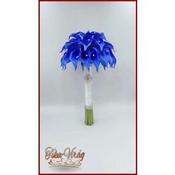 30 virágos Király-kék kálás örök-csokor 