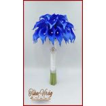 30 virágos Király-kék kálás örök-csokor 