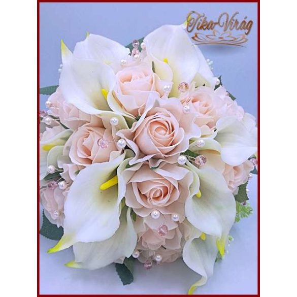 PÚDER-RÓZSASZÍN RÓZSÁS-FEHÉR KÁLÁS ÖRÖK-CSOKOR 