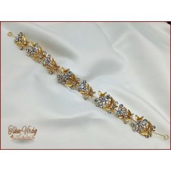 Strasszos Hajdísz arany színű 212832.