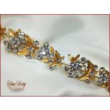 Strasszos Hajdísz arany színű 212832.