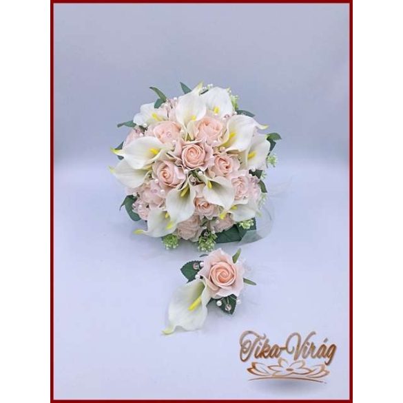 PÚDER-RÓZSASZÍN RÓZSÁS-FEHÉR KÁLÁS ÖRÖK-CSOKOR+KITŰZŐ 