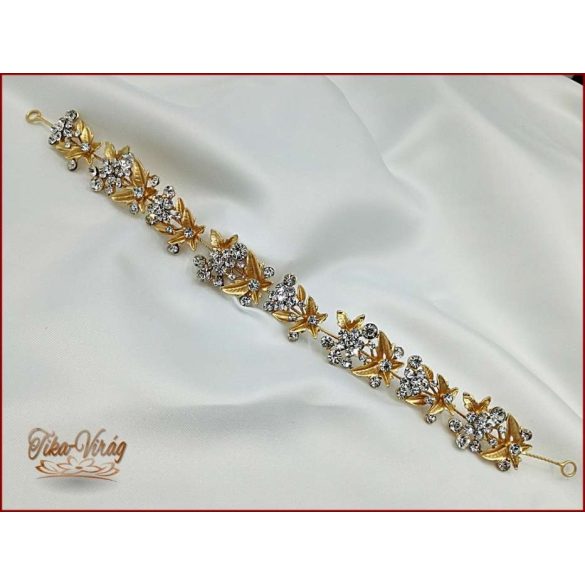 Strasszos Hajdísz arany színű 213046_1.