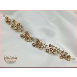 Strasszos Hajdísz arany színű 213334.