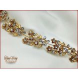 Strasszos Hajdísz arany színű 213334.