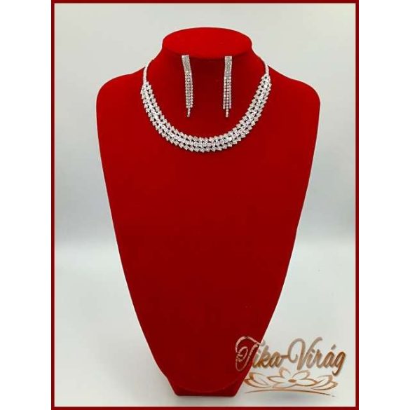Nyakék-szett cirkónia kövekkel 214451.