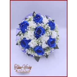 Király-kék 7 virágos örök-csokor 