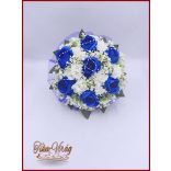 Király-kék 7 virágos örök-csokor 