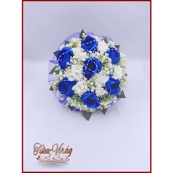 Király-kék 7 virágos örök-csokor 