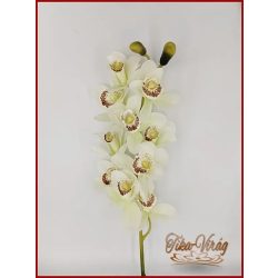 Orchidea szál különleges tört fehér színű 