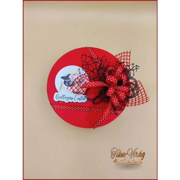 17 szál fekete rózsás szappanvirág box