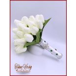 29 szálas Fehér tulipán örök-csokor 