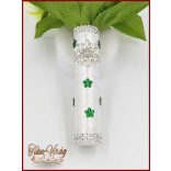 29 szálas Fehér tulipán örök-csokor+ kitűzővel 