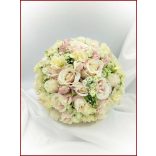 Mályva-ekrü 34 szálas örök-csokor 