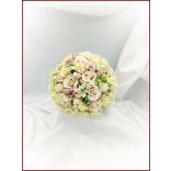 Mályva-ekrü 34 szálas örök-csokor 