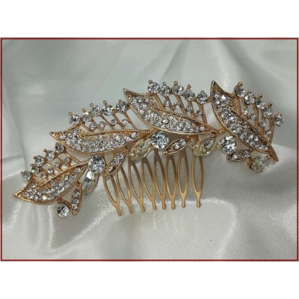 Aranyszínű-Strasszos kontytű 231008.