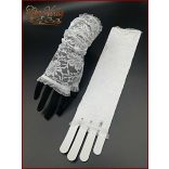 Menyasszonyi hosszú kesztyű csipkés új nélküli 