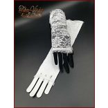 Menyasszonyi hosszú kesztyű csipkés új nélküli 