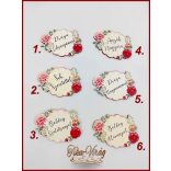 Szappan-rózsa box "L" Pettyes szív 