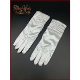 Menyasszonyi rövid kesztyű húzott 