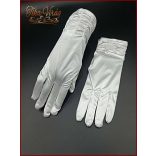 Menyasszonyi rövid kesztyű húzott 