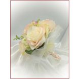 Hamvas barack rózsa Örök-csokor 5 virágos 