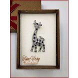 Brosstű Díszdobozban Zsiráf 