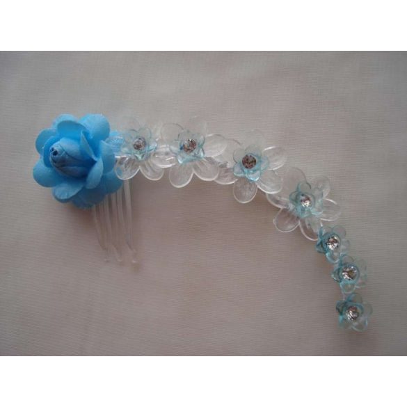 Türkizkék fejdísz 