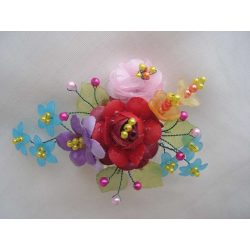 Kalocsai motívumos kontytű 