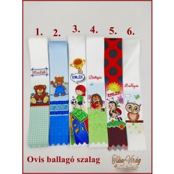 Óvodás ballagási szalagok