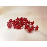 Strasszos hajtű piros B3705-5.