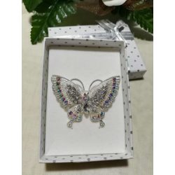 Brosstű Díszdobozban Lepkés 