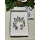 Brosstű Díszdobozban Lepkés 