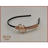 Gold-Rose strasszköves gyöngyös hajráf B3984-14808.