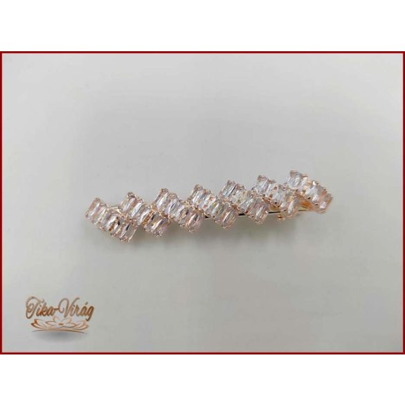 Cirkónia köves Hajcsat ROSEGOLD SZÍNŰ BACHQ-20108.rg