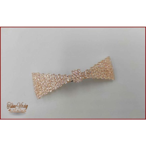 Kristálystrasszos Hajcsat ROSEGOLD SZÍNŰ BACHQ-20705.RG