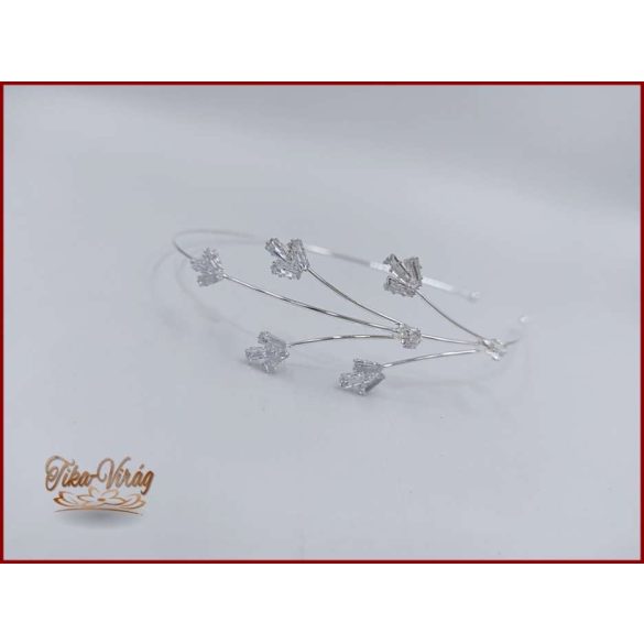 CIRKÓNIA KÖVEKKEL DÍSZÍTETT HAJRÁF BACHQ-22305.