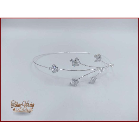 CIRKÓNIA KÖVEKKEL DÍSZÍTETT HAJRÁF BACHQ-22305.