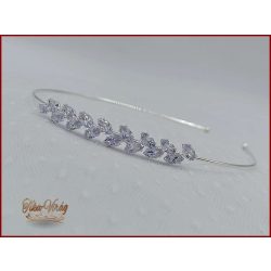 Cirkónium kövekkel díszített hajráf BACHQ-22604.