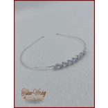 Cirkónium kövekkel díszített hajráf BACHQ-22604.