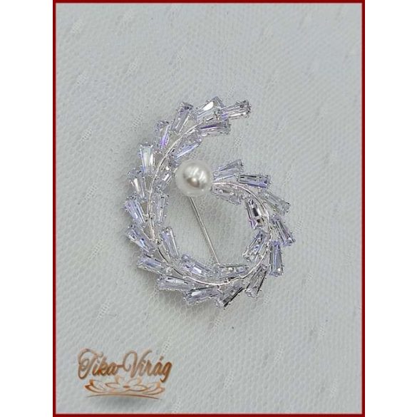 CIRKÓNIA KÖVES BROSSTŰ 5X4 cm 