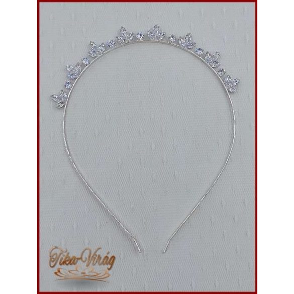 CIRKÓNIA KÖVEKKEL DÍSZÍTETT HAJRÁF BACHQ-22608.