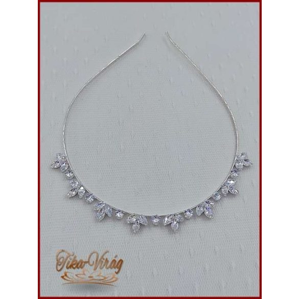 CIRKÓNIA KÖVEKKEL DÍSZÍTETT HAJRÁF BACHQ-22608.