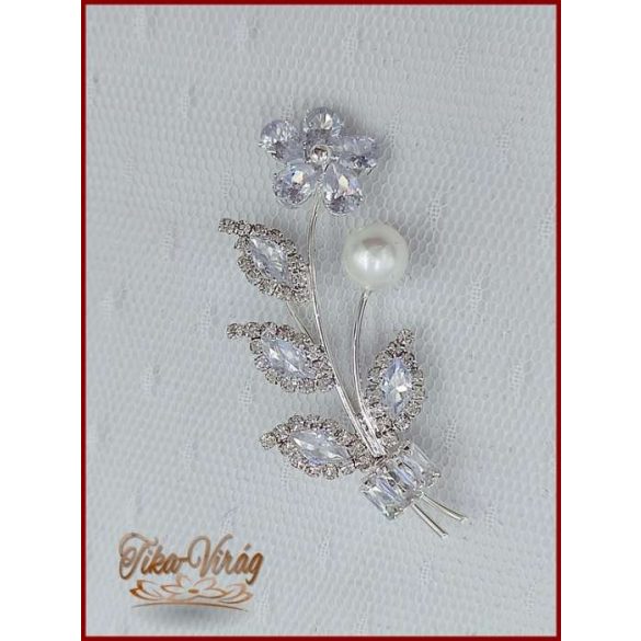 CIRKÓNIA KÖVES BROSSTŰ 7X3 cm 